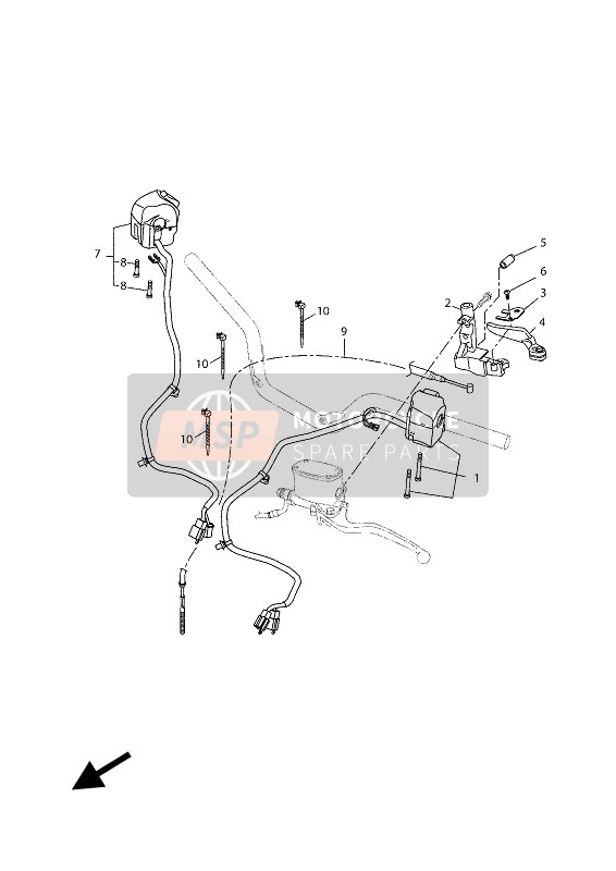 BL12835X0000, Wire, Yamaha, 1